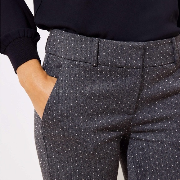 LOFT Petite Skinny Pindot Pants in Marisa Fit - Picture 3 of 3